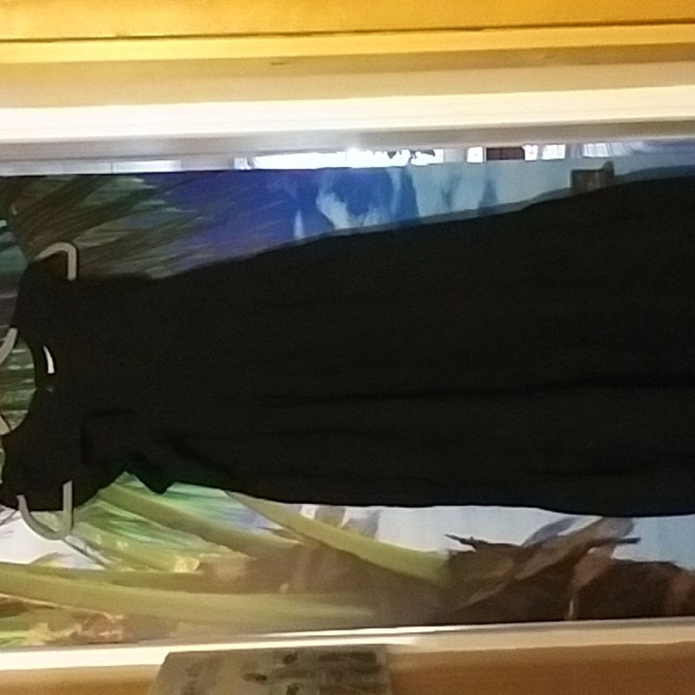 Universal Thread Black Sleeveless Midi Dress
